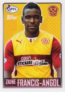 Sticker Zaine Francis-Angol - Scottish Professional Football League 2013-2014 n. 123 - Topps