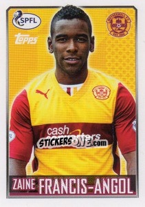 Sticker Zaine Francis-Angol - Scottish Professional Football League 2013-2014 - Topps