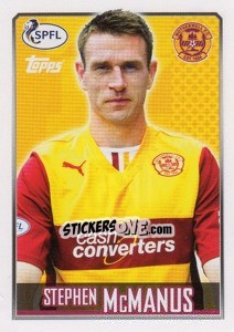 Sticker Stephen McManus - Scottish Professional Football League 2013-2014 - Topps