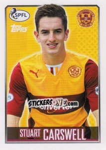 Sticker Stuart Carswell - Scottish Professional Football League 2013-2014 n. 127 - Topps