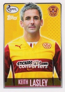 Sticker Keith Lasley - Scottish Professional Football League 2013-2014 n. 128 - Topps