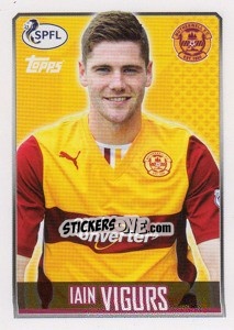 Sticker Iain Vigurs - Scottish Professional Football League 2013-2014 - Topps