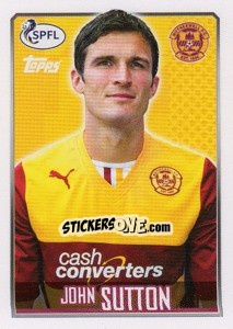 Sticker John Sutton - Scottish Professional Football League 2013-2014 - Topps