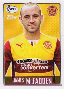 Sticker James McFadden - Scottish Professional Football League 2013-2014 - Topps