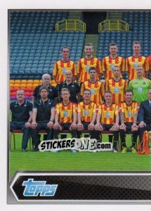 Cromo Team Photo - Scottish Professional Football League 2013-2014 - Topps