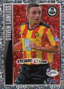 Sticker Steven Lawless (Star Player) - Scottish Professional Football League 2013-2014 - Topps