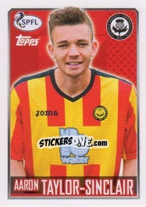 Sticker Aaron Taylor-Sinclair - Scottish Professional Football League 2013-2014 - Topps