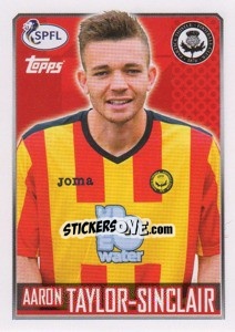 Sticker Aaron Taylor-Sinclair - Scottish Professional Football League 2013-2014 n. 138 - Topps