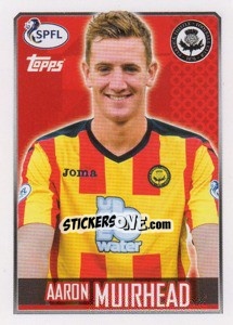 Sticker Aaron Muirhead - Scottish Professional Football League 2013-2014 - Topps