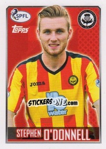 Cromo Stephen O'Donnell - Scottish Professional Football League 2013-2014 - Topps