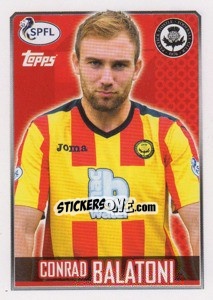 Cromo Conrad Balatoni - Scottish Professional Football League 2013-2014 - Topps