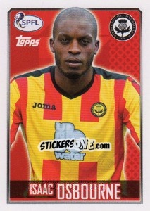 Sticker Isaac Osbourne - Scottish Professional Football League 2013-2014 - Topps