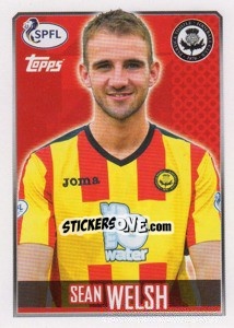 Sticker Sean Welsh - Scottish Professional Football League 2013-2014 - Topps
