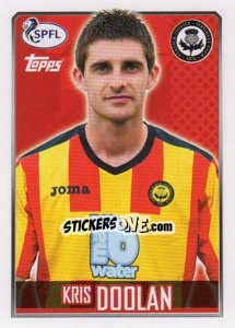 Sticker Kris Doolan - Scottish Professional Football League 2013-2014 - Topps