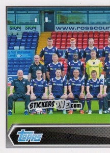 Sticker Team Photo - Scottish Professional Football League 2013-2014 - Topps