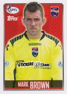 Cromo Mark Brown - Scottish Professional Football League 2013-2014 - Topps