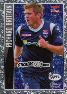 Sticker Richard Brittain (Star Player) - Scottish Professional Football League 2013-2014 - Topps