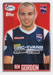 Sticker Ben Gordon - Scottish Professional Football League 2013-2014 n. 154 - Topps