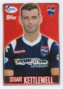 Sticker Stuart Kettlewell - Scottish Professional Football League 2013-2014 - Topps