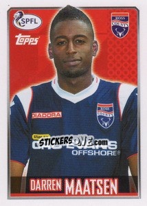 Sticker Darren Maatsen - Scottish Professional Football League 2013-2014 n. 161 - Topps