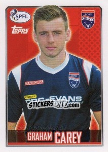 Figurina Graham Carey - Scottish Professional Football League 2013-2014 - Topps