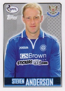 Sticker Steven Anderson - Scottish Professional Football League 2013-2014 n. 171 - Topps