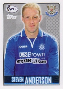 Figurina Steven Anderson - Scottish Professional Football League 2013-2014 - Topps