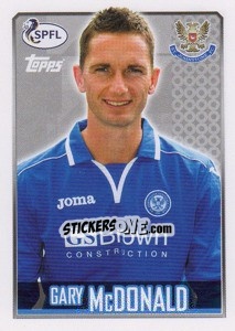 Sticker Gary McDonald - Scottish Professional Football League 2013-2014 - Topps