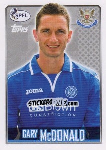 Figurina Gary McDonald - Scottish Professional Football League 2013-2014 - Topps