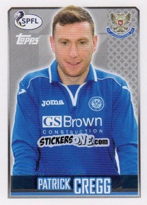 Sticker Patrick Cregg - Scottish Professional Football League 2013-2014 - Topps