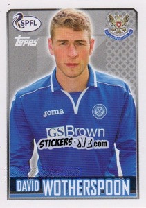 Sticker David Wotherspoon - Scottish Professional Football League 2013-2014 n. 177 - Topps