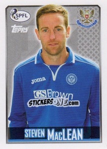 Sticker Steven MacLean - Scottish Professional Football League 2013-2014 n. 179 - Topps