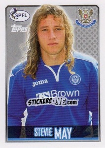 Cromo Stevie May - Scottish Professional Football League 2013-2014 - Topps