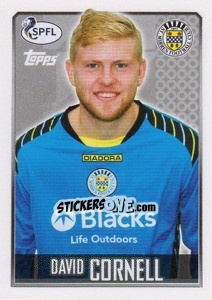 Figurina David Cornell - Scottish Professional Football League 2013-2014 - Topps