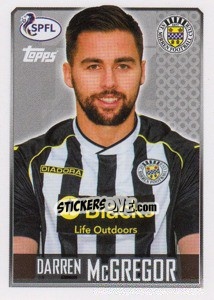 Sticker Darren McGregor - Scottish Professional Football League 2013-2014 - Topps