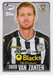 Sticker David van Zanten - Scottish Professional Football League 2013-2014 n. 189 - Topps