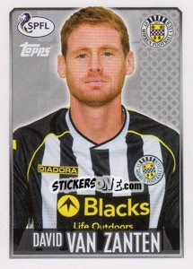 Figurina David van Zanten - Scottish Professional Football League 2013-2014 - Topps