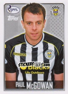 Sticker Paul McGowan - Scottish Professional Football League 2013-2014 n. 191 - Topps