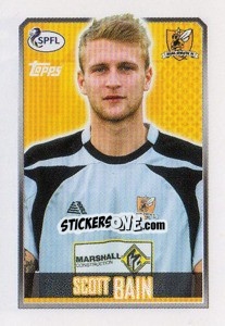 Sticker Scott Bain - Scottish Professional Football League 2013-2014 n. 199 - Topps