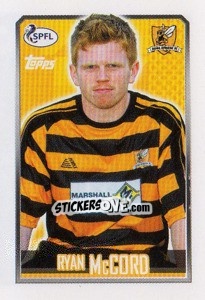 Sticker Ryan McCord - Scottish Professional Football League 2013-2014 - Topps
