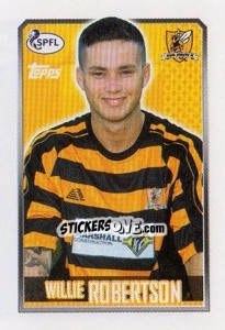 Cromo Willie Robertson - Scottish Professional Football League 2013-2014 - Topps