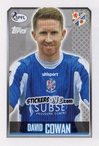 Sticker David Cowan - Scottish Professional Football League 2013-2014 n. 215 - Topps