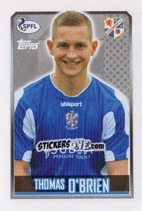 Cromo Thomas O'Brien - Scottish Professional Football League 2013-2014 - Topps