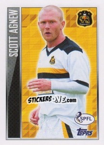 Sticker Dumbarton (Star Player) - Scott Agnew - Scottish Professional Football League 2013-2014 n. 226 - Topps