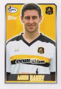 Sticker Aaron Barry - Scottish Professional Football League 2013-2014 - Topps