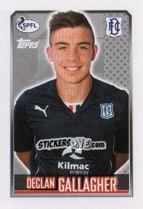 Cromo Declan Gallagher - Scottish Professional Football League 2013-2014 - Topps