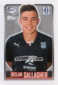 Sticker Declan Gallagher - Scottish Professional Football League 2013-2014 n. 242 - Topps