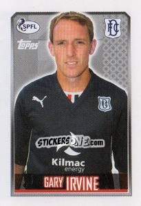 Sticker Gary Irvine - Scottish Professional Football League 2013-2014 - Topps