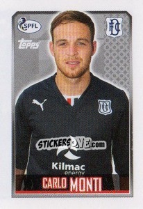 Sticker Carlo Monti - Scottish Professional Football League 2013-2014 - Topps