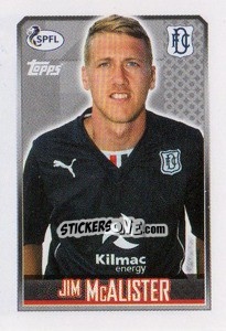 Cromo Jim McAlister - Scottish Professional Football League 2013-2014 - Topps